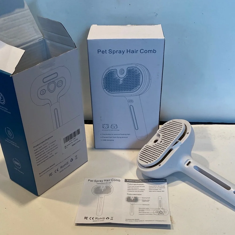 NIB Pet Spray Hair Comb